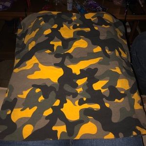 Camo off the shoulder long tube top